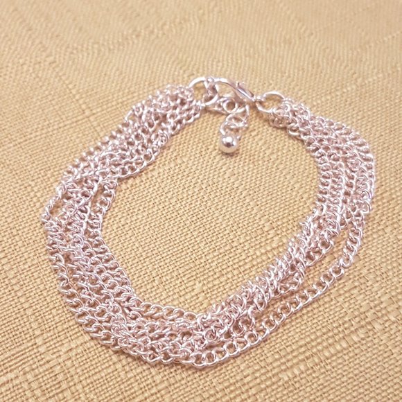 Silver tone  bracelet - Picture 2 of 5